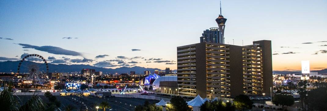 Las Vegas Skyline mit Riesenrad